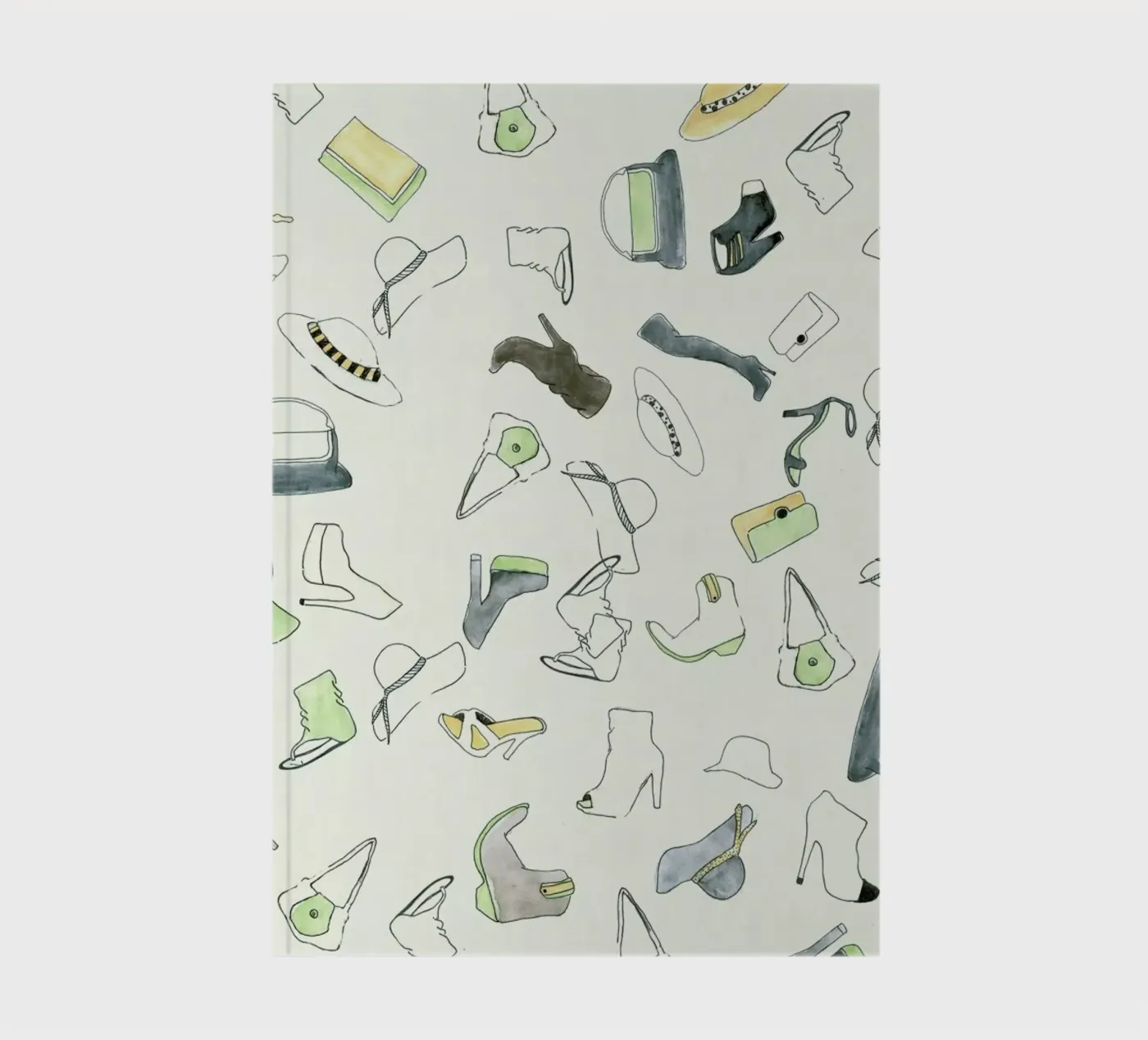 Pattern: Shooz notebook by Sandra De Leon