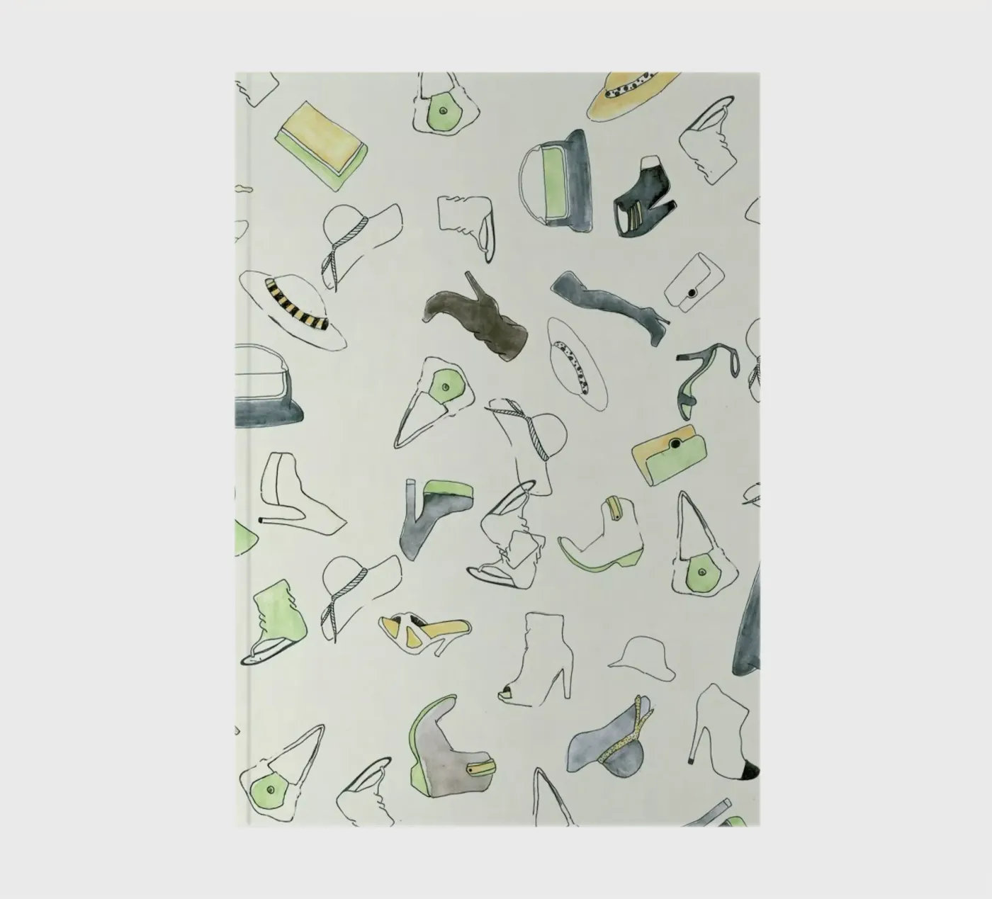 Pattern: Shooz notebook by Sandra De Leon