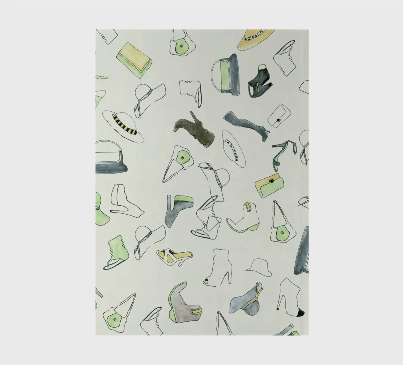 Pattern: Shooz notebook by Sandra De Leon