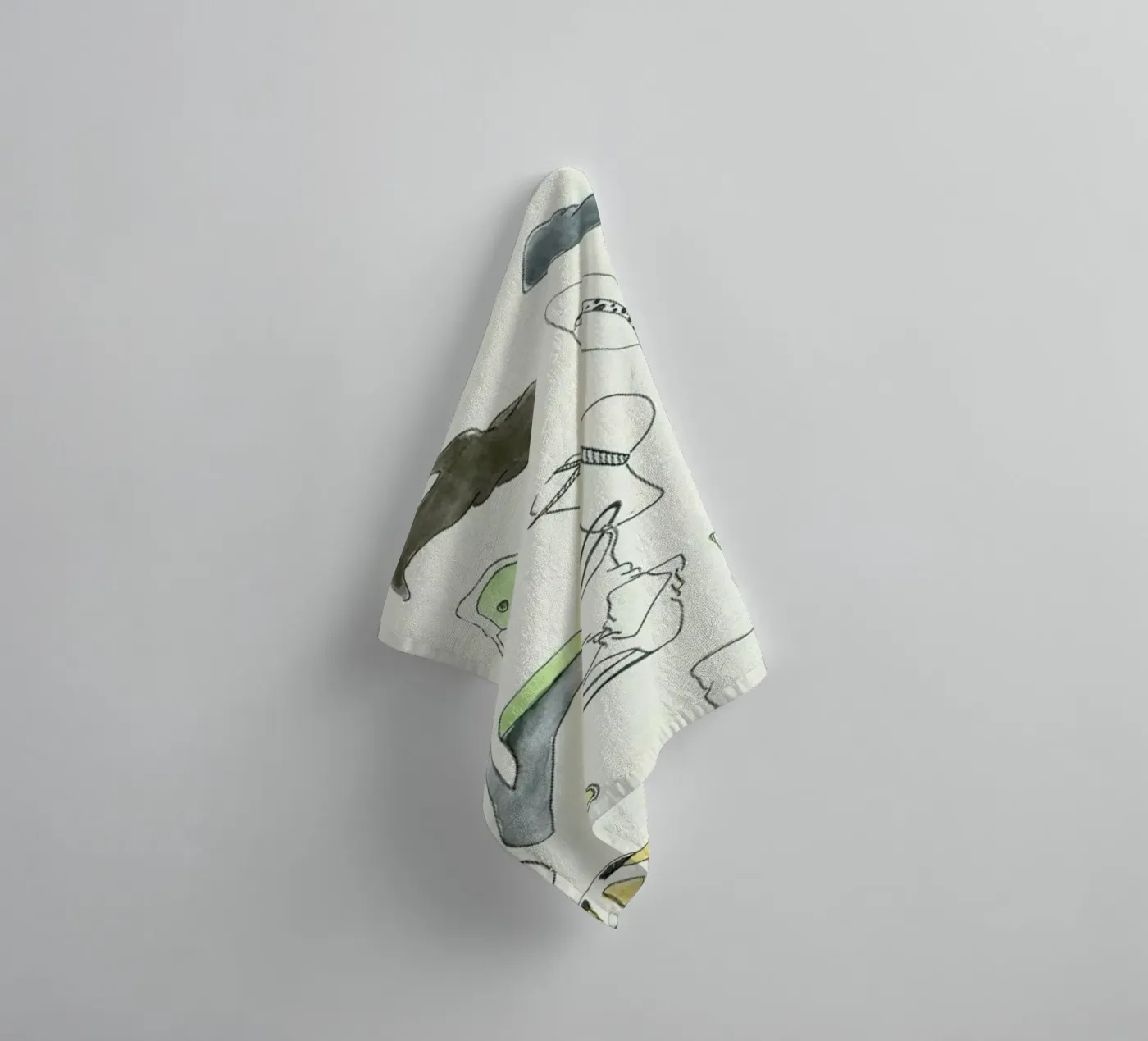 Pattern: Shooz towel by Sandra De Leon