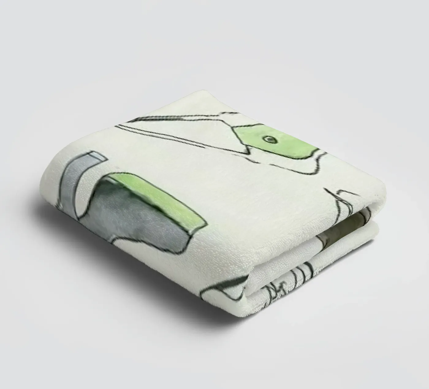 Pattern: Shooz towel by Sandra De Leon