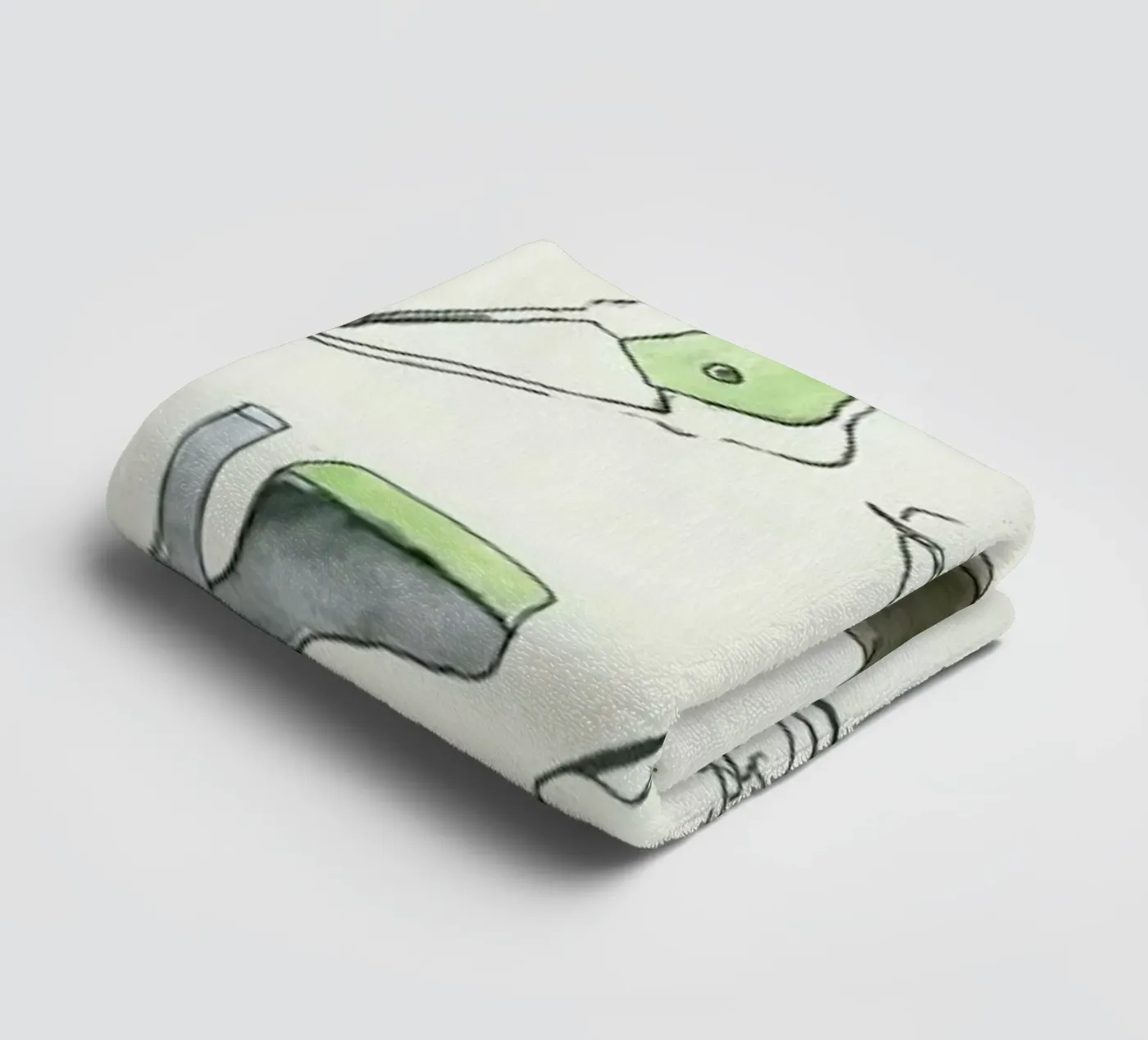 Pattern: Shooz towel by Sandra De Leon