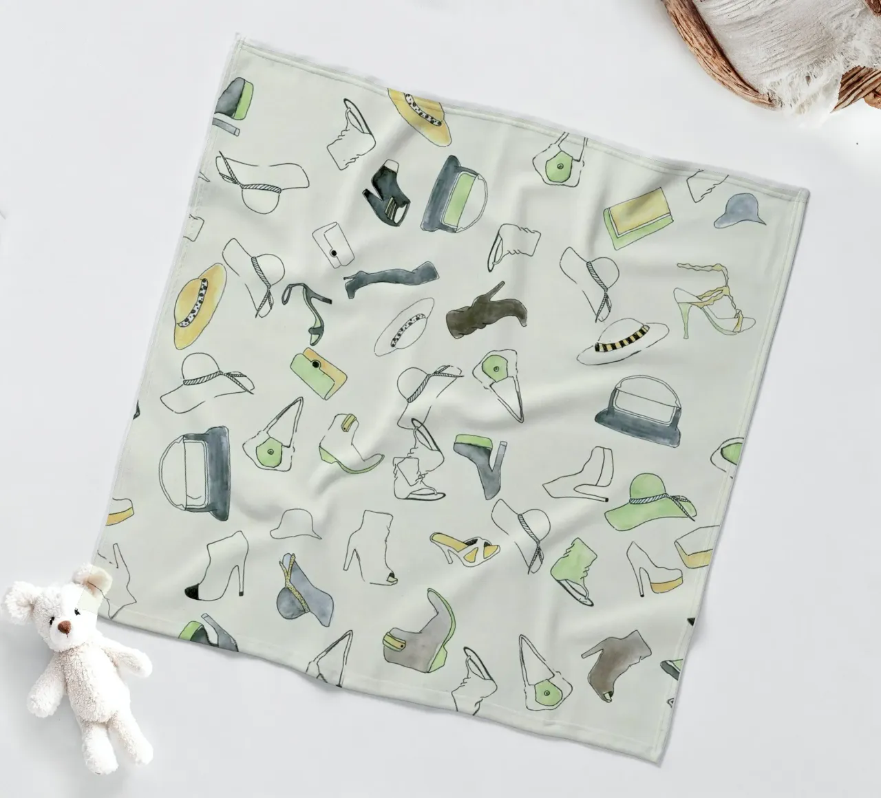 Pattern: Shooz fleecedeken van Sandra De Leon