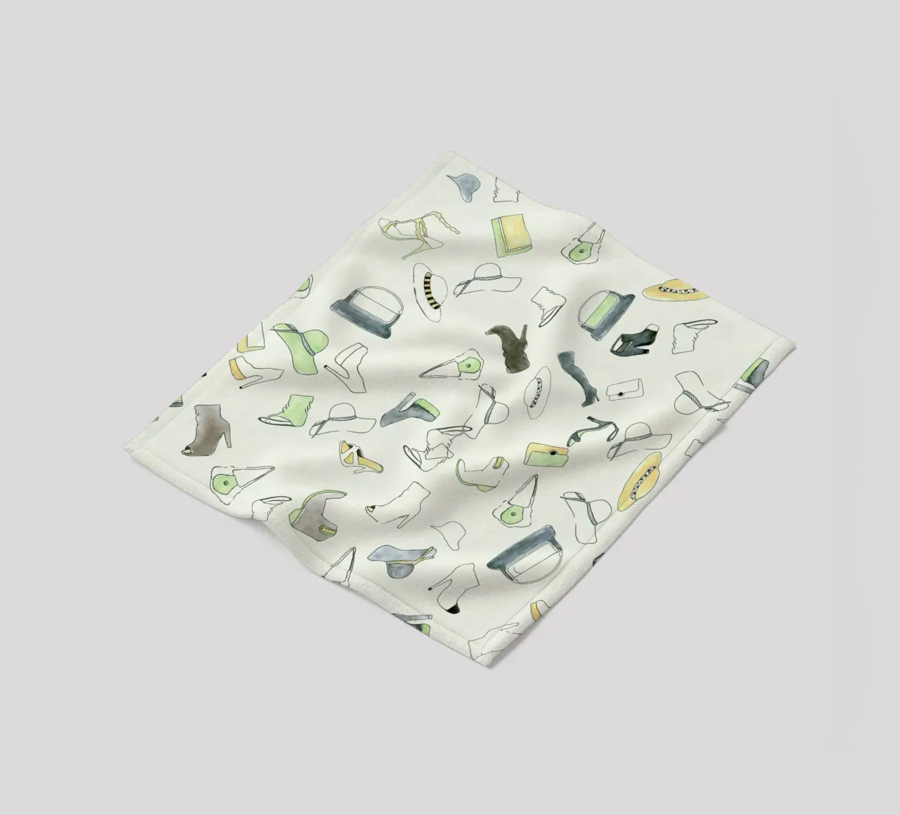 Pattern: Shooz fleecedeken van Sandra De Leon