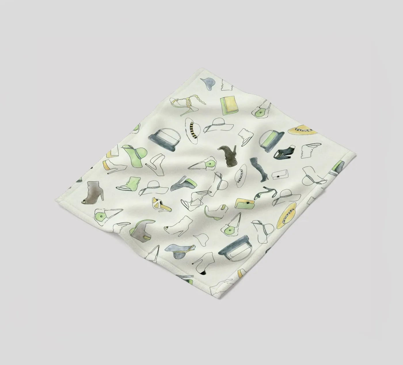 Pattern: Shooz fleecedeken van Sandra De Leon