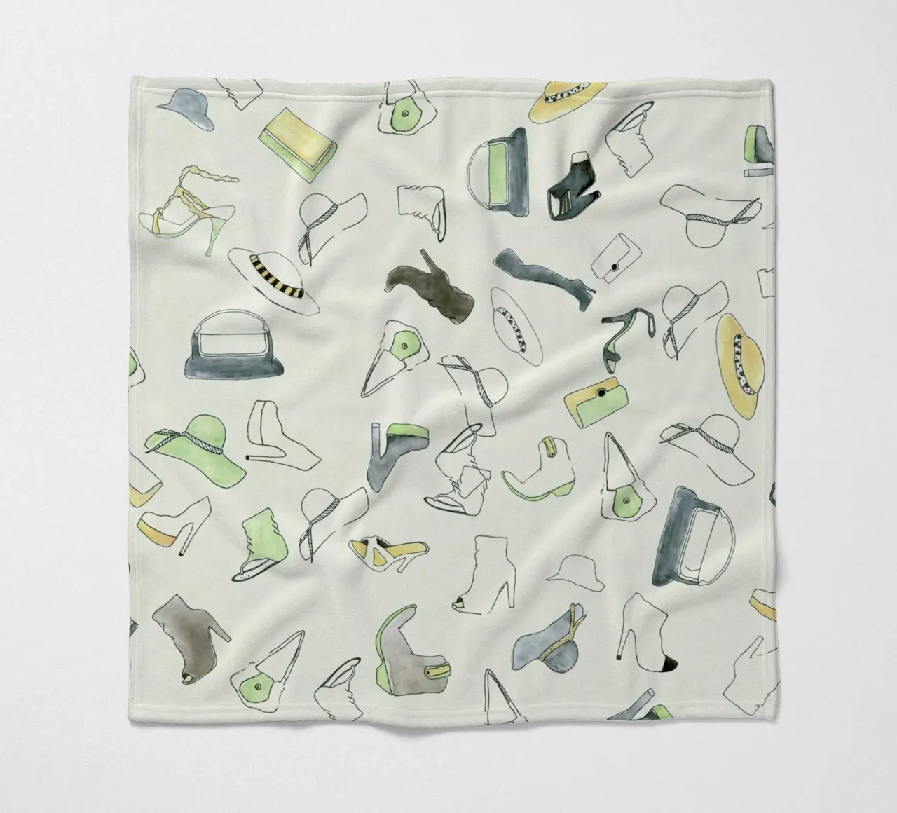 Pattern: Shooz fleecedeken van Sandra De Leon