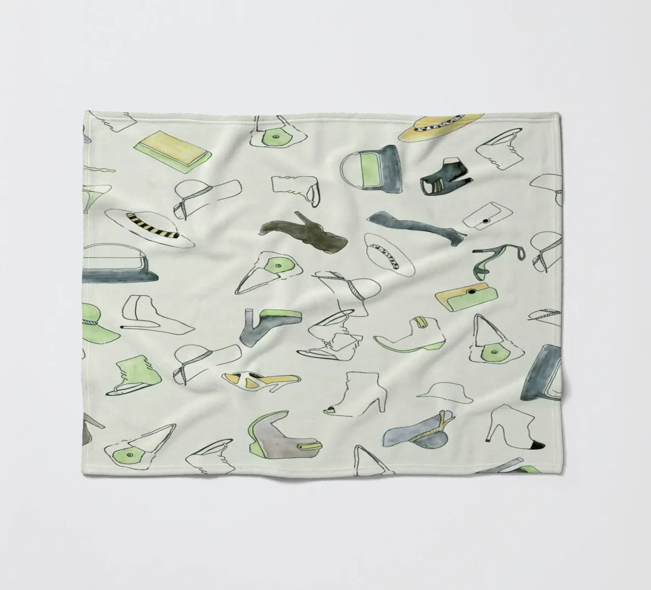 Pattern: Shooz fleecedeken van Sandra De Leon