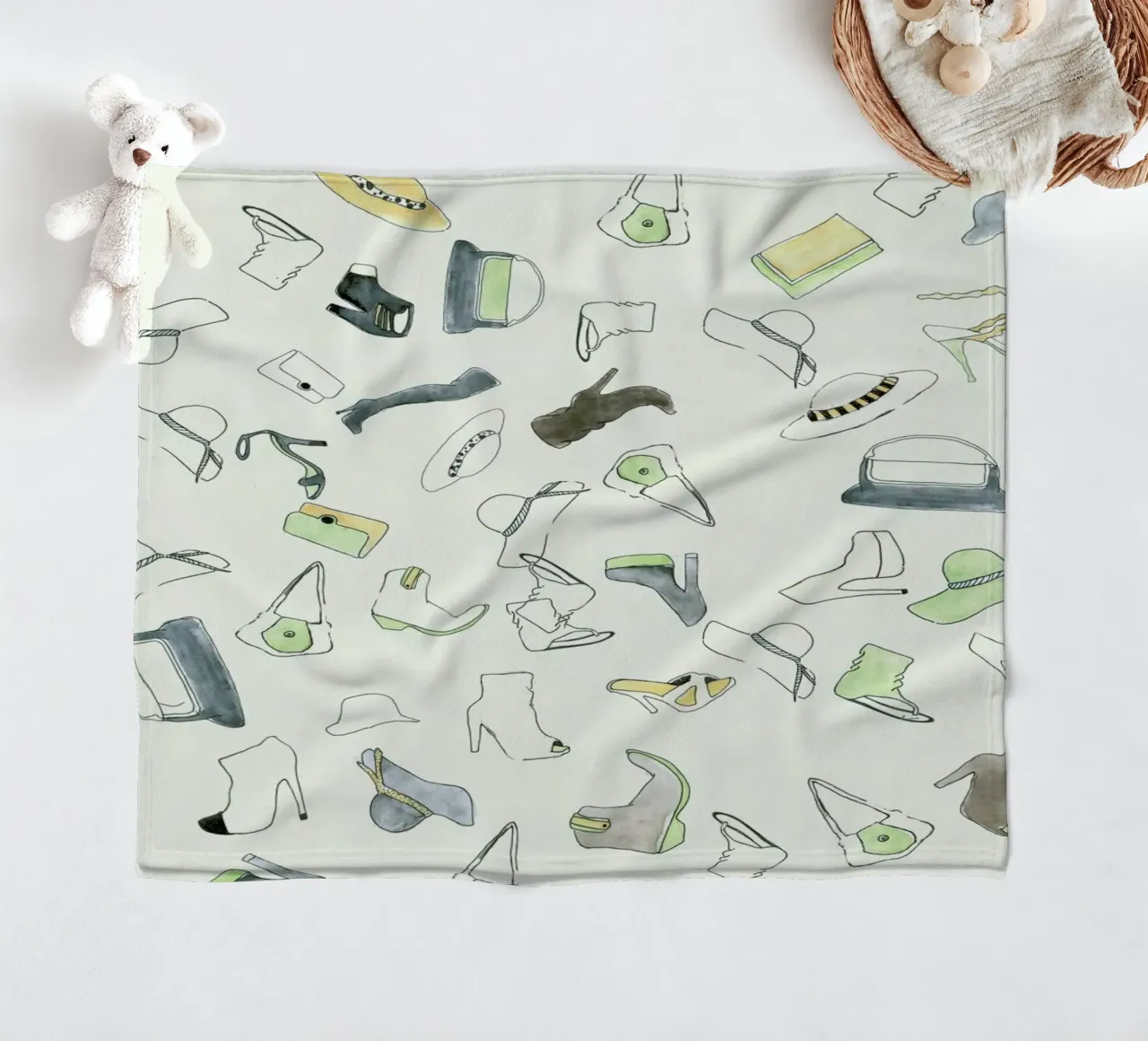 Pattern: Shooz fleecedeken van Sandra De Leon