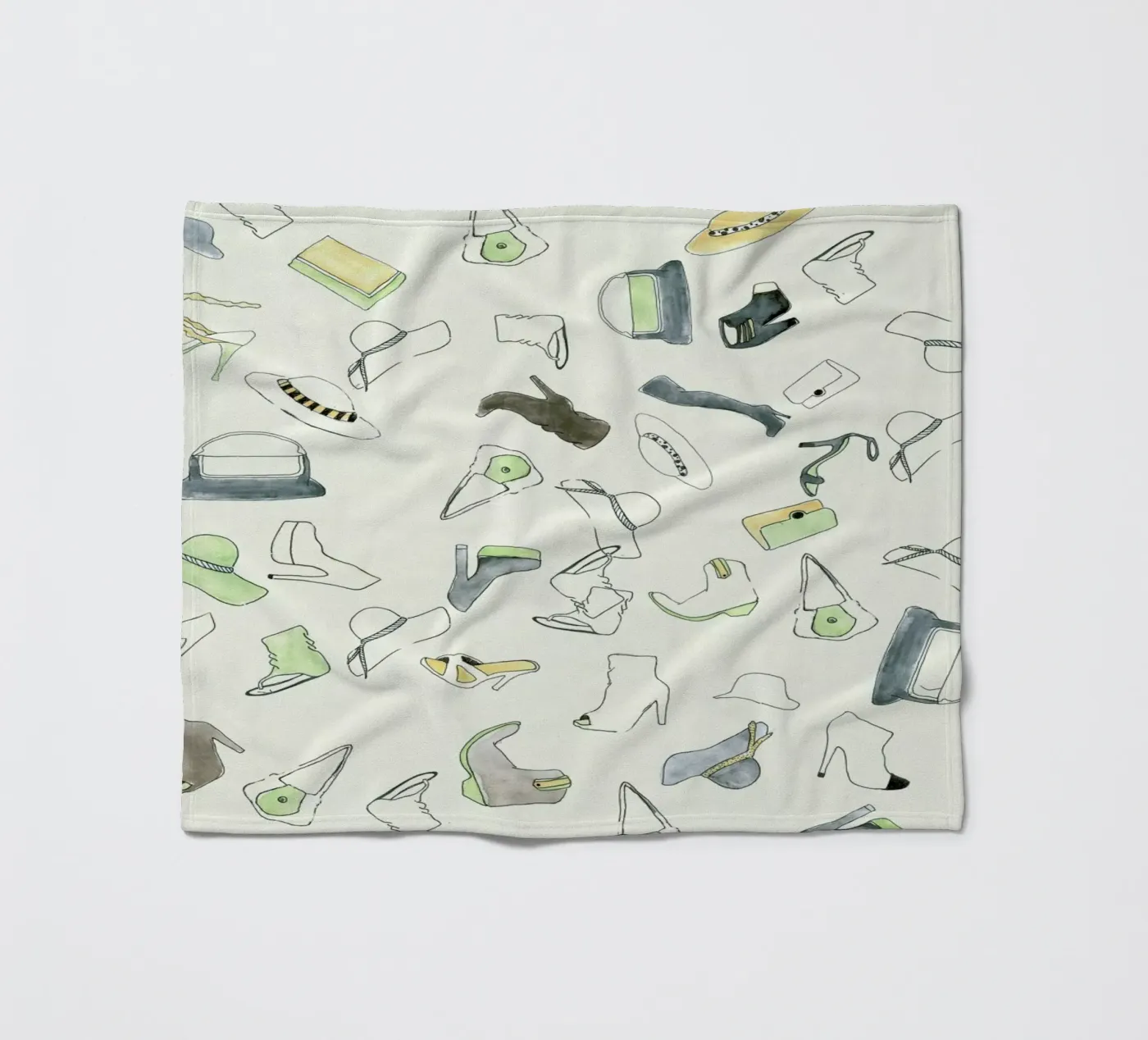 Pattern: Shooz fleecedeken van Sandra De Leon