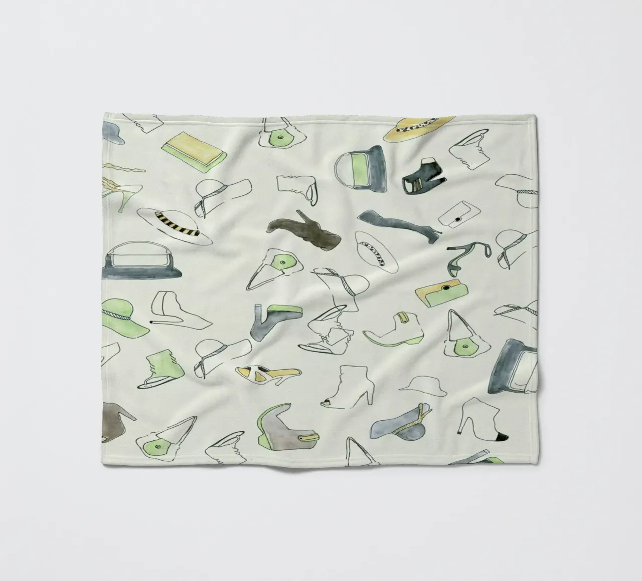 Pattern: Shooz fleecedeken van Sandra De Leon