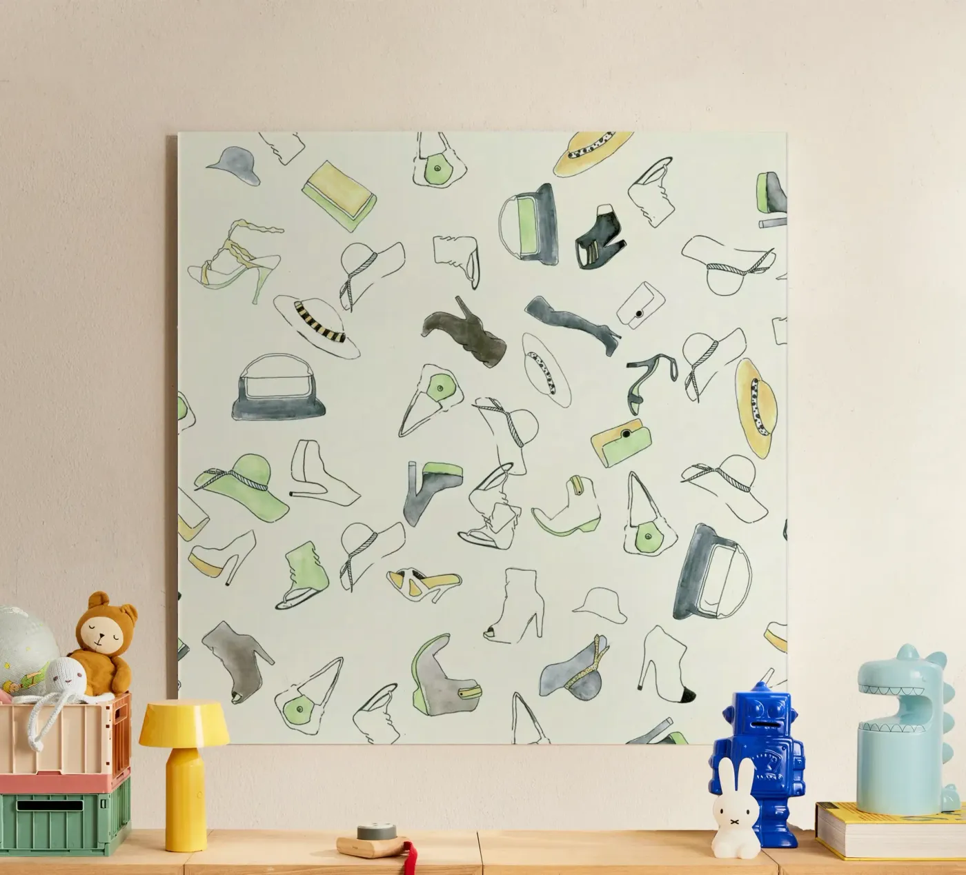 Pattern: Shooz plexiglass da Sandra De Leon