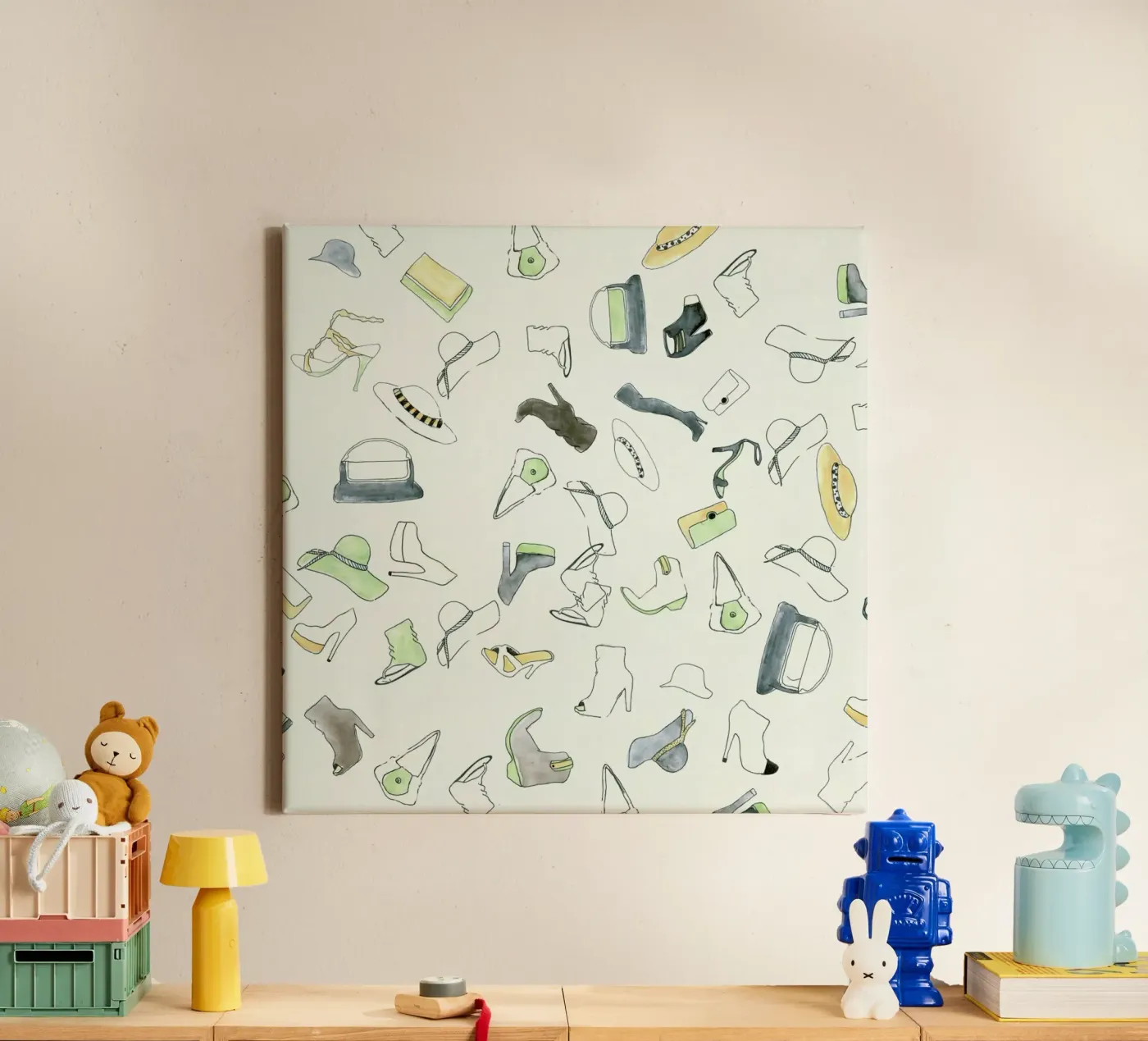 Pattern: Shooz tela da Sandra De Leon