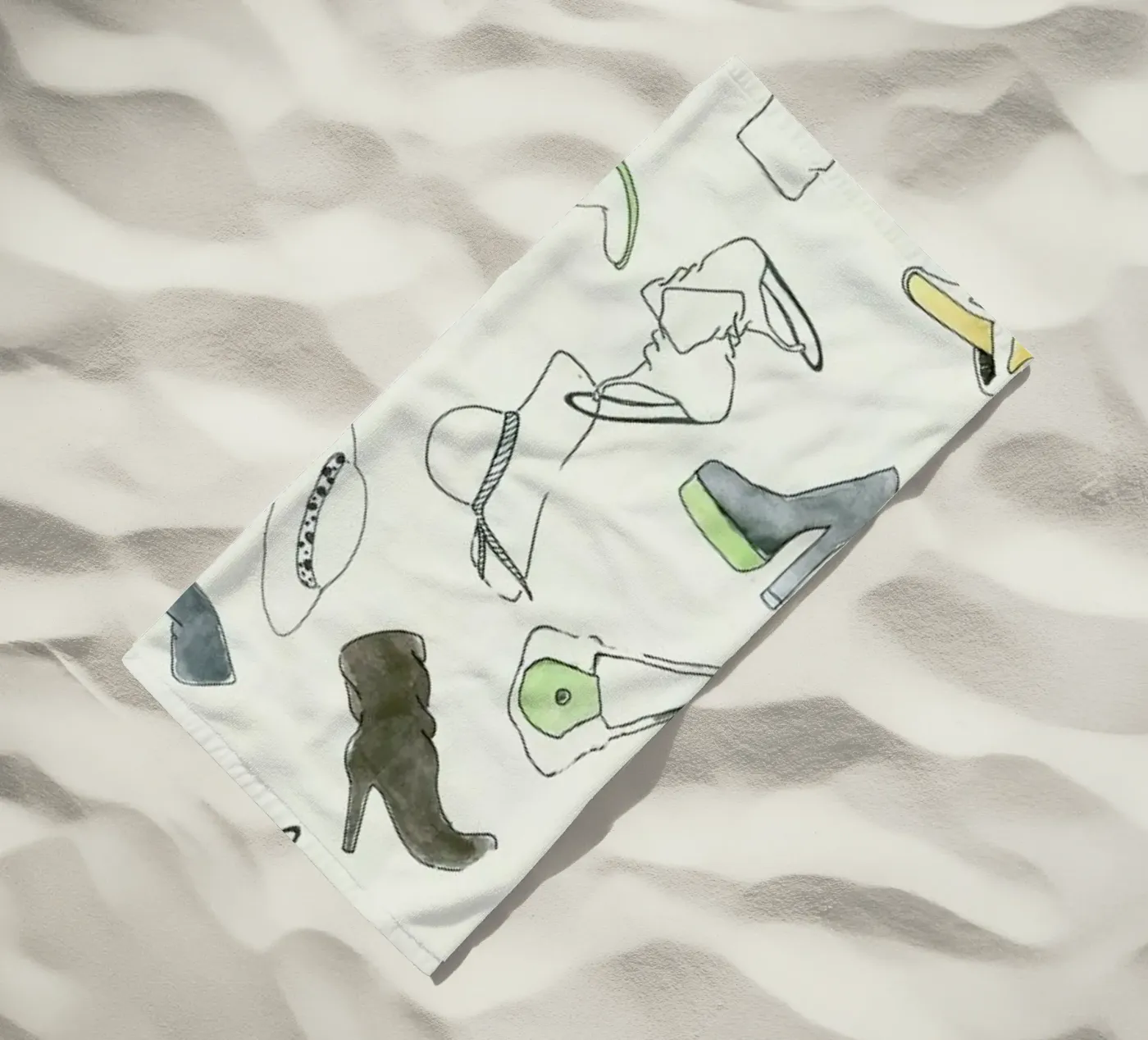 Pattern: Shooz Strandtuch von Sandra De Leon