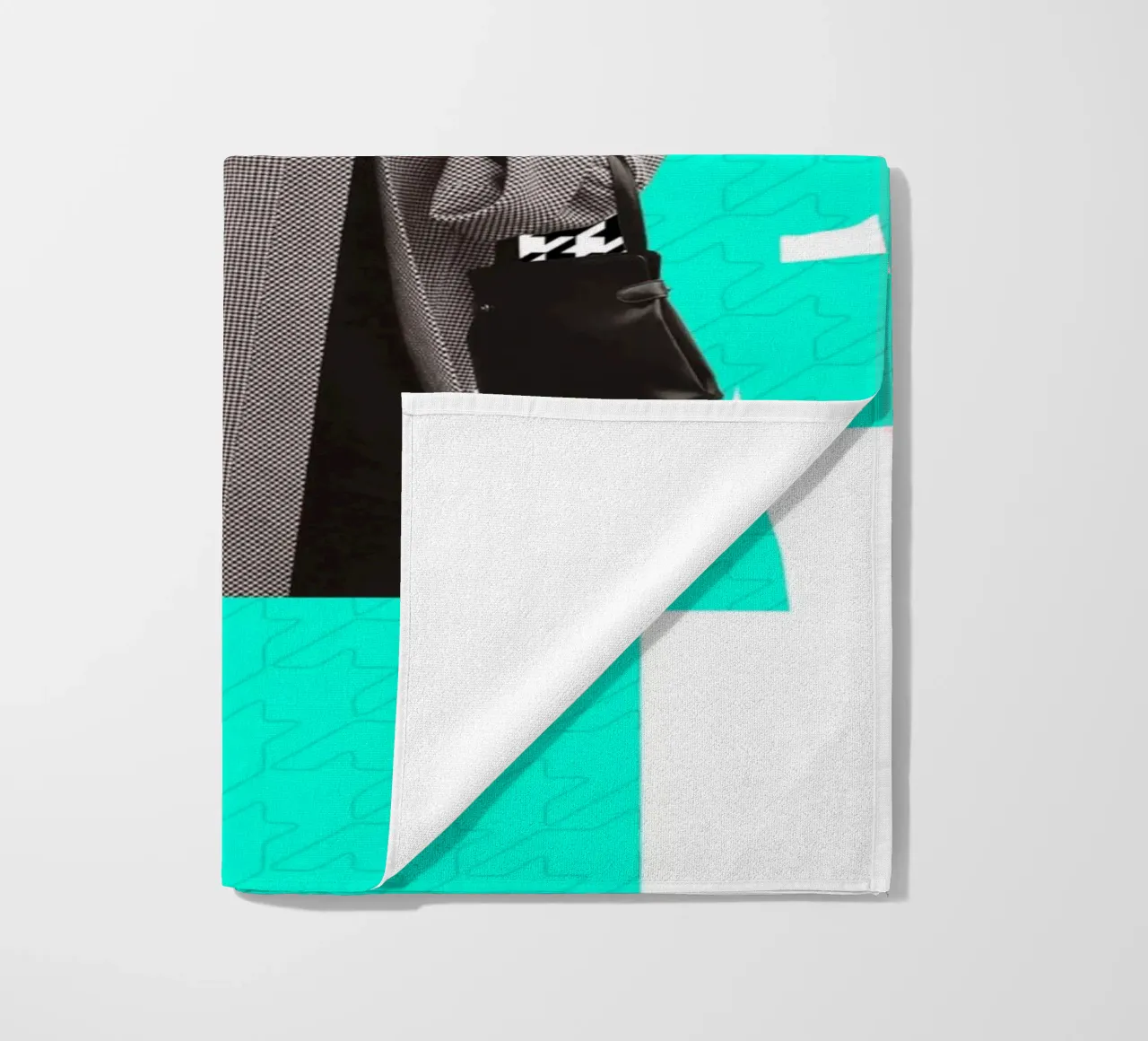 Fashion and Geometry 4 beach towel by DesmondBates