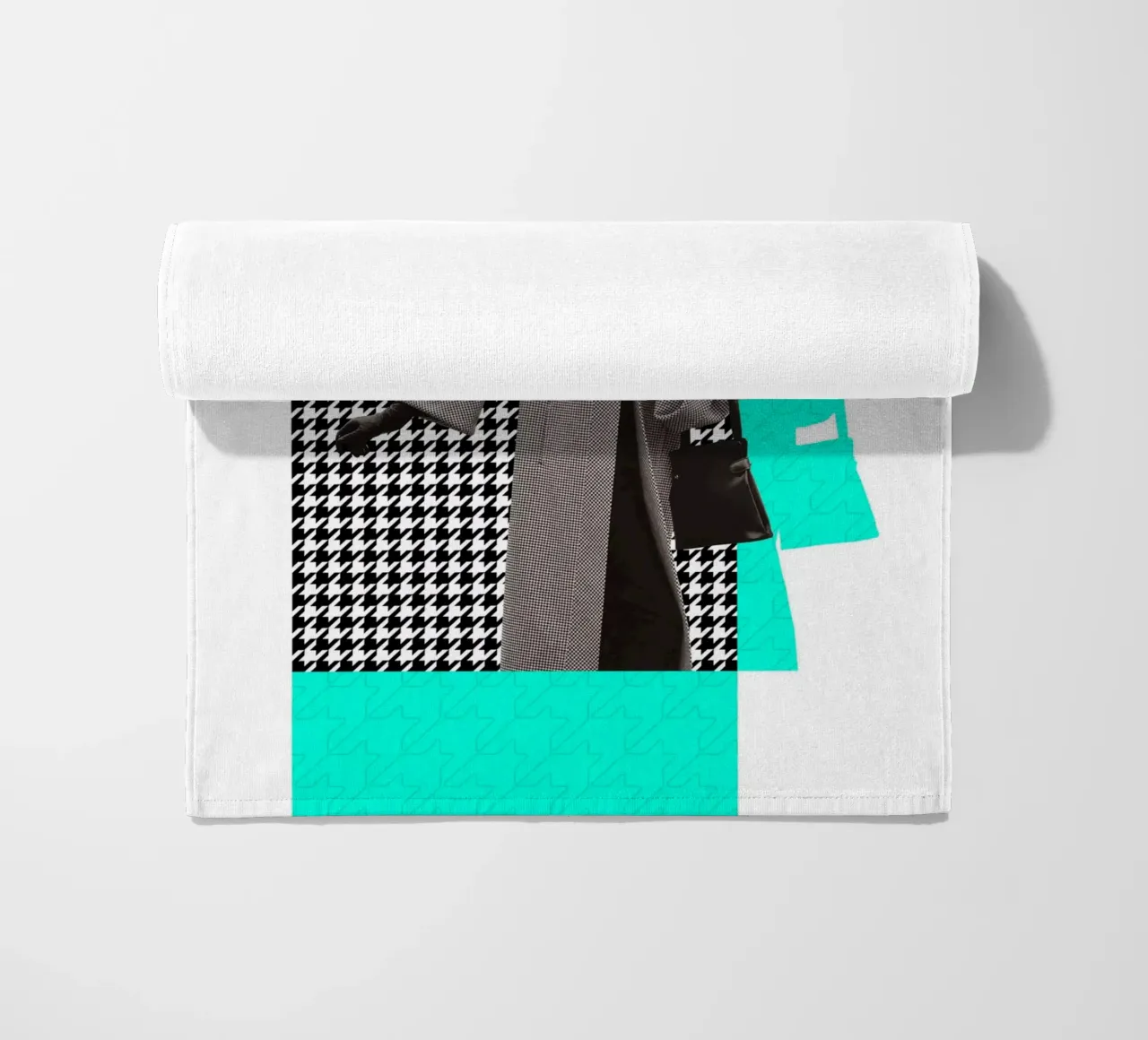 Fashion and Geometry 4 beach towel by DesmondBates