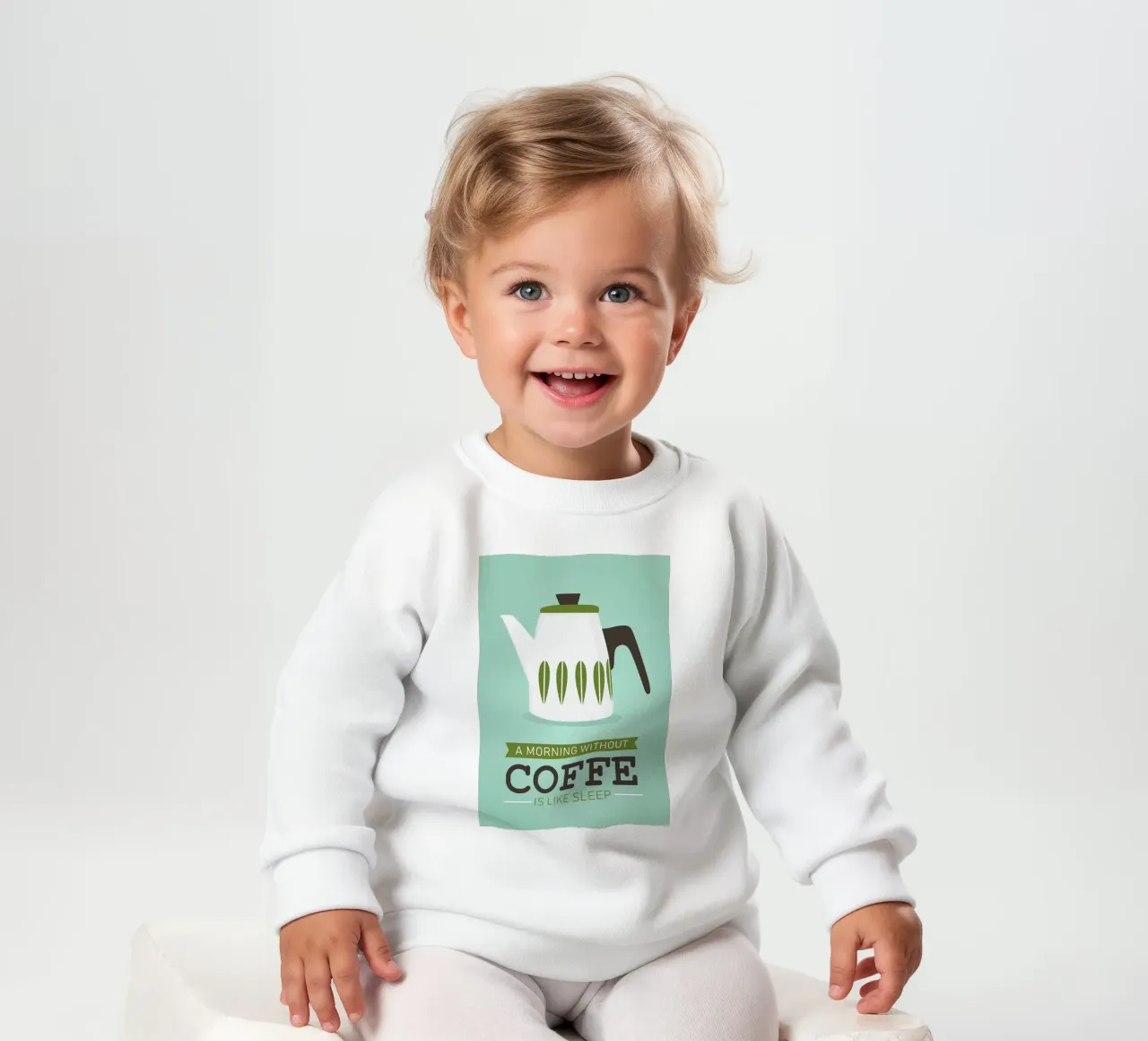 arredamento per la casa caffè retrò felpa neonato da HARU HARU