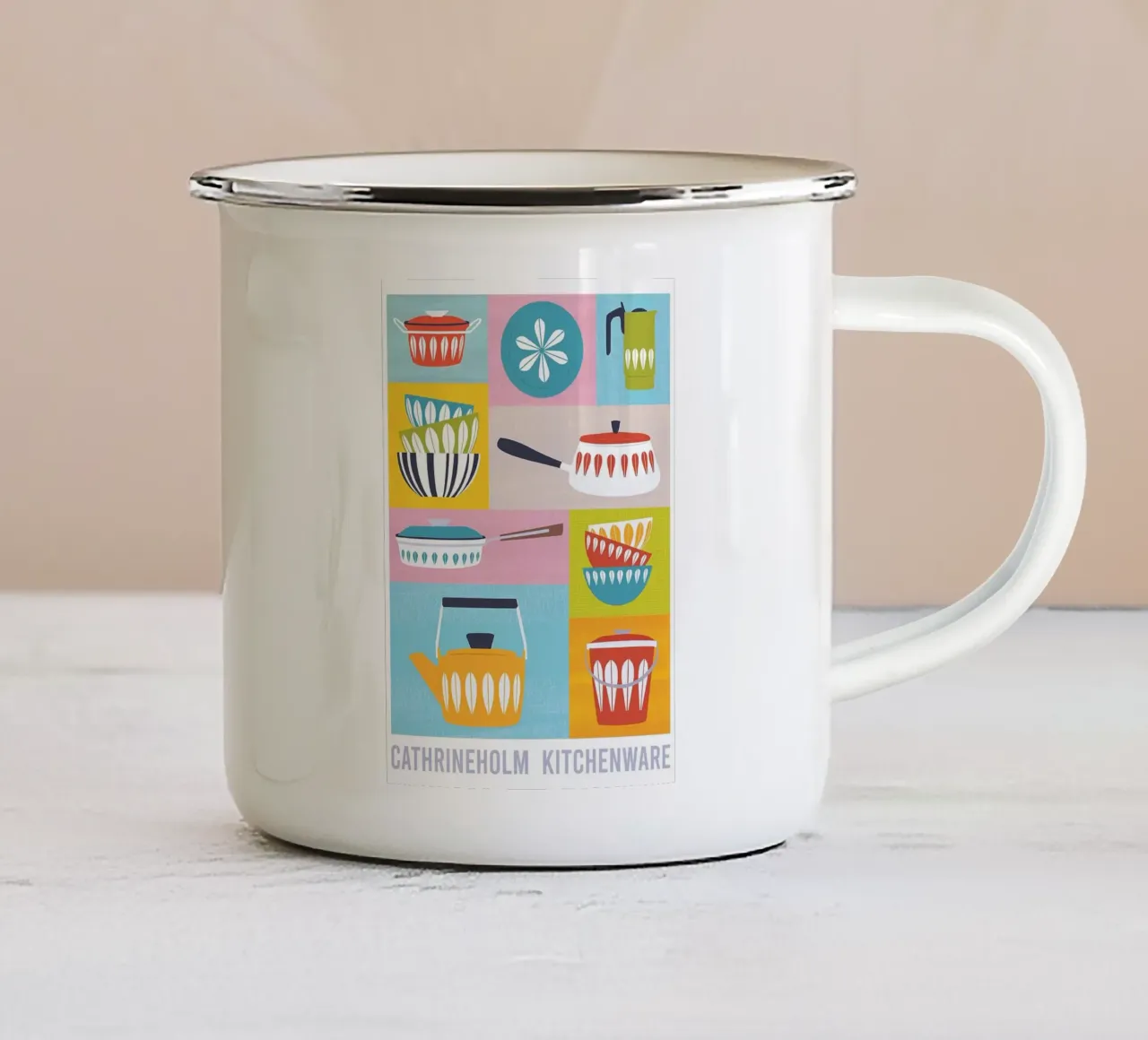 home decor scandinavian tazza in smalto da HARU HARU