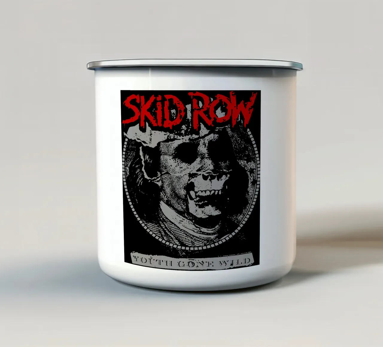 SKid Row - Hard Rock Band tazza in smalto da igoshartwrks