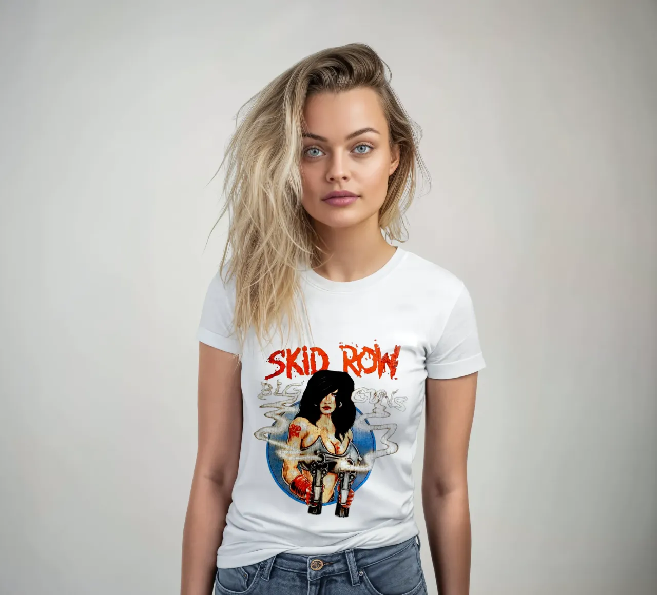 Skid Row - Crash And Burn t-shirt da donna da igoshartwrks