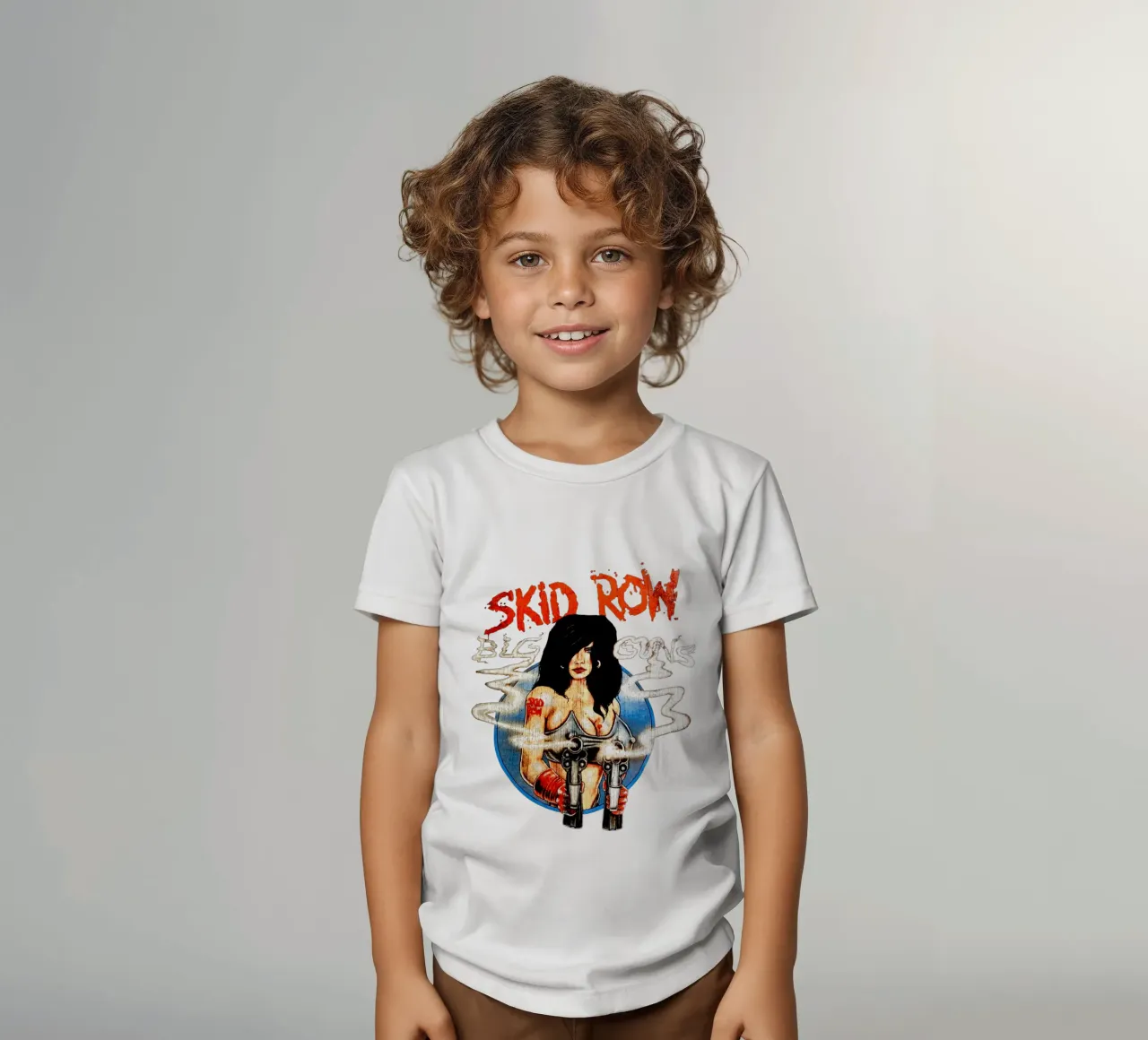 Skid Row - Crash And Burn t-shirt bambini da igoshartwrks