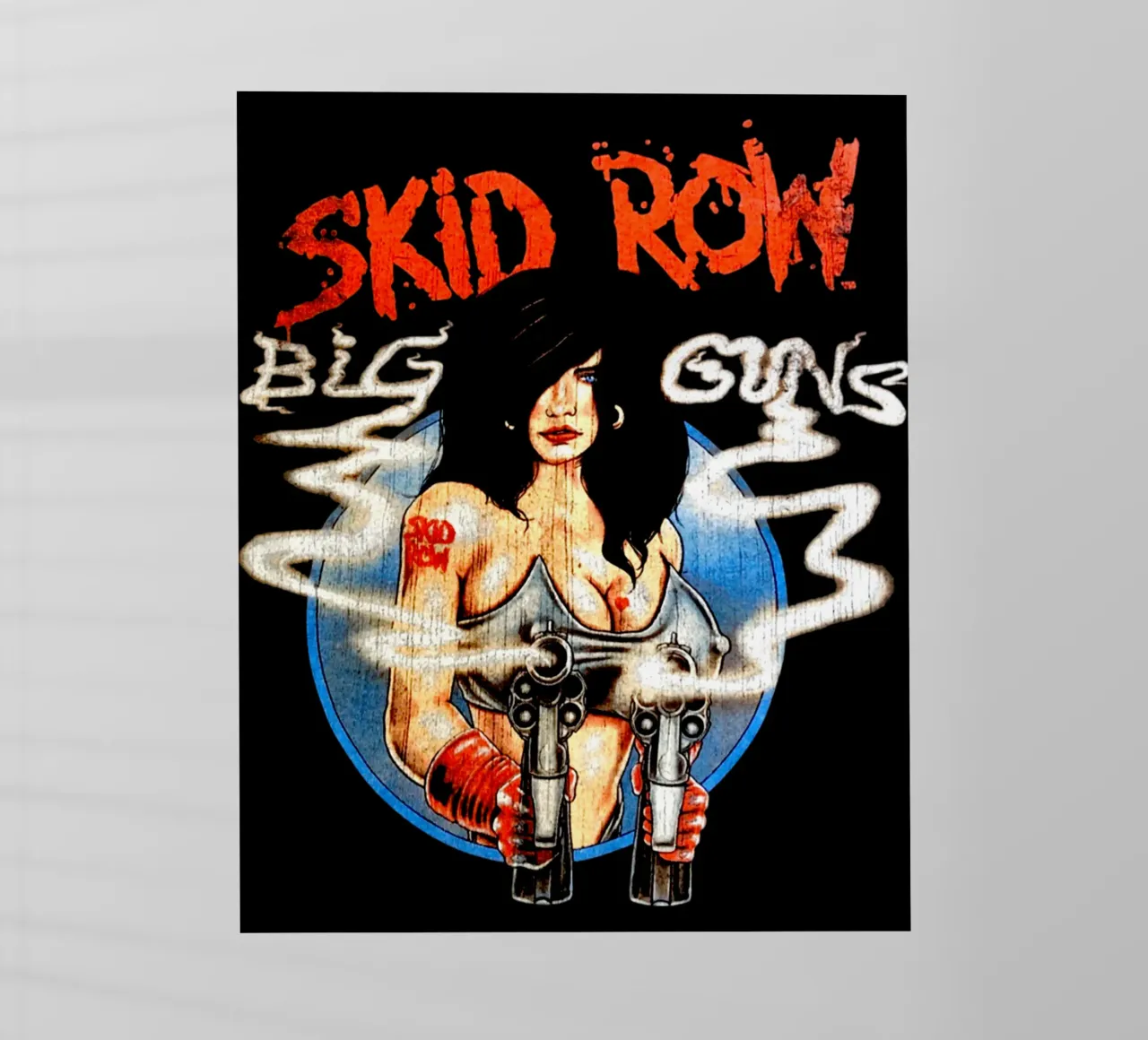 Skid Row - Crash And Burn lámina retroiluminada de igoshartwrks