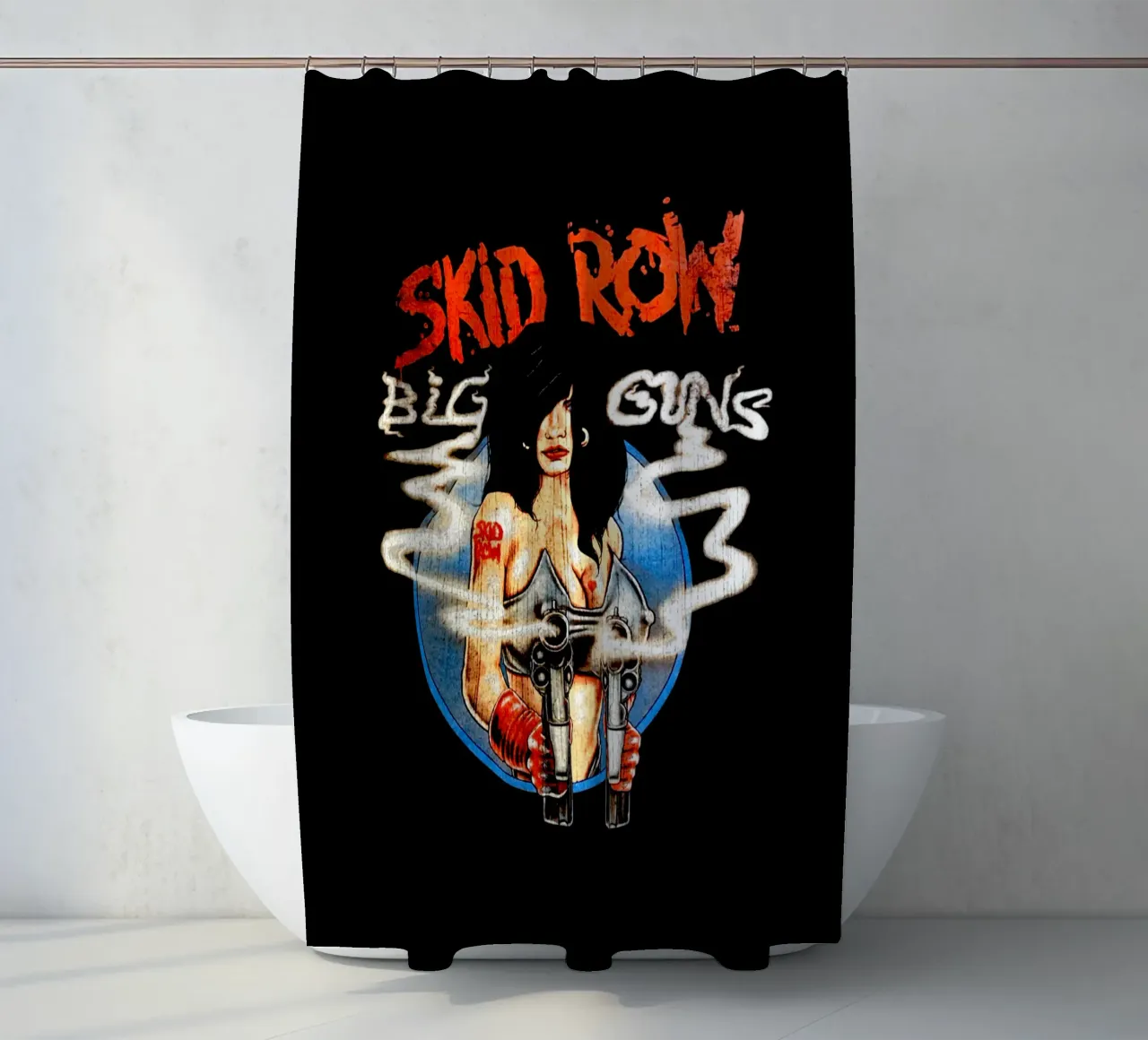 Skid Row - Crash And Burn cortina de baño de igoshartwrks