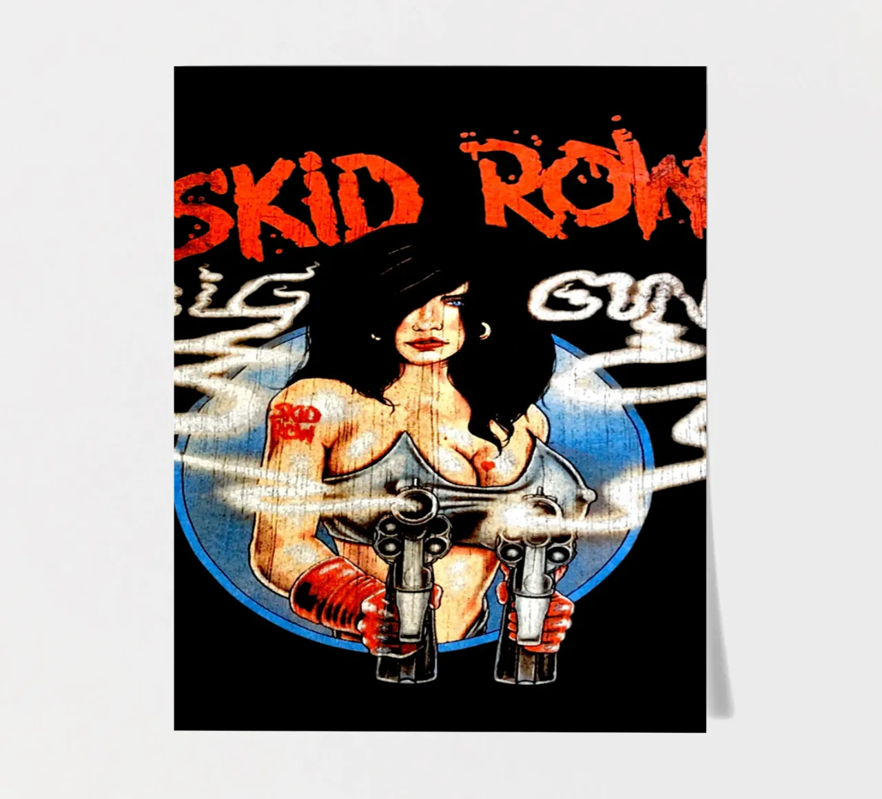 Skid Row - Crash And Burn Stickerbogen von igoshartwrks