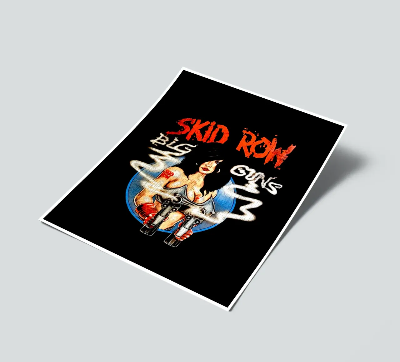 Skid Row - Crash And Burn Stickerbogen von igoshartwrks