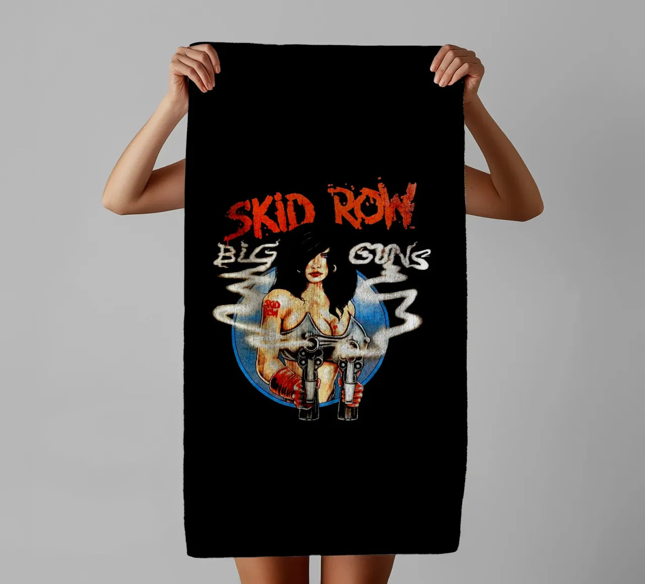 Skid Row - Crash And Burn toalla de baño de igoshartwrks