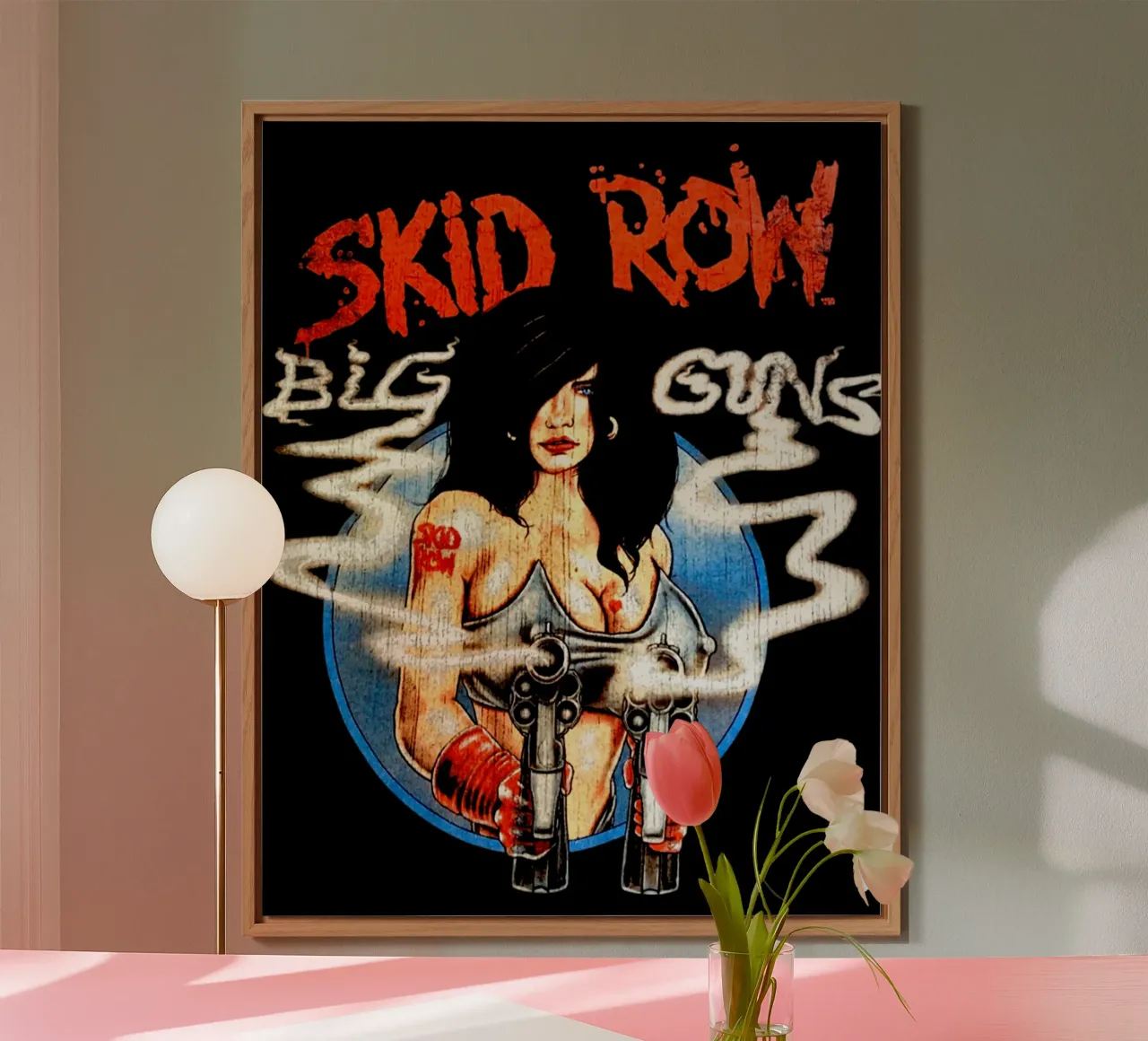 Skid Row - Crash And Burn alluminio dibond da igoshartwrks