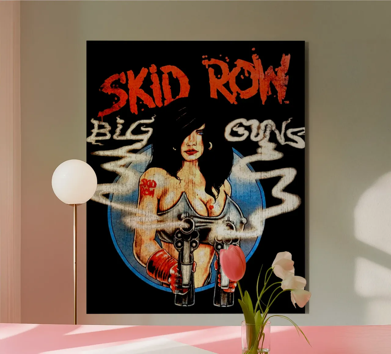 Skid Row - Crash And Burn alluminio dibond da igoshartwrks