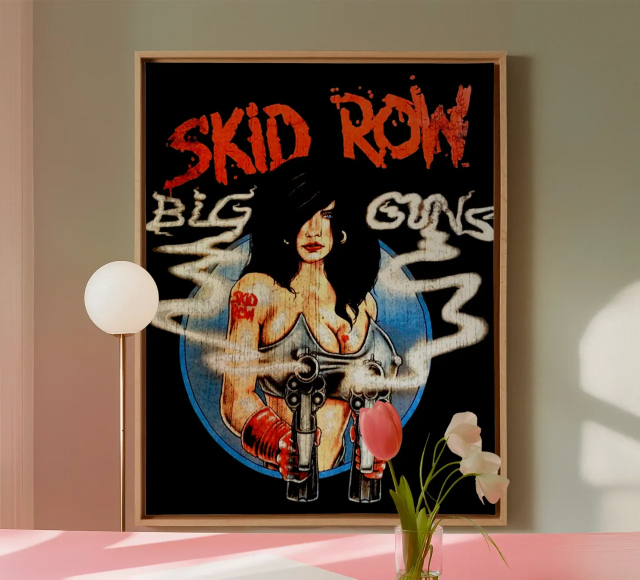 Skid Row - Crash And Burn canvas by igoshartwrks