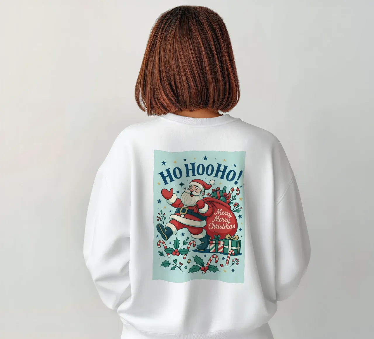 Babbo Natale dipinto felpa da Raffasya Shop