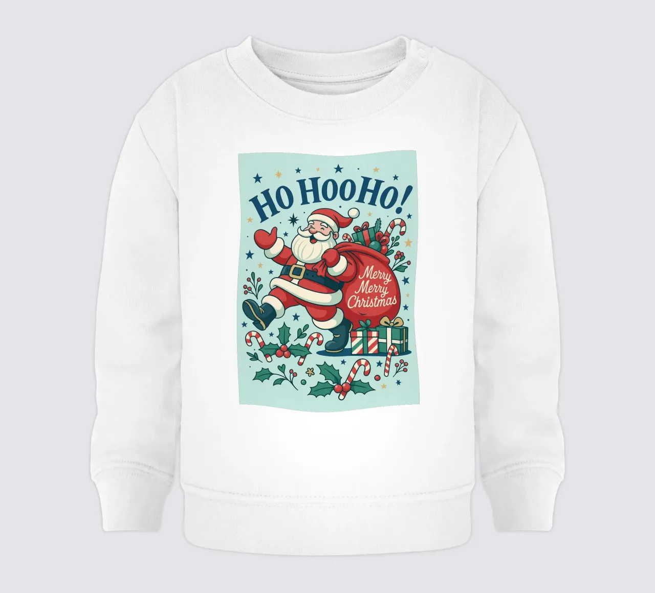 Babbo Natale dipinto felpa neonato da Raffasya Shop