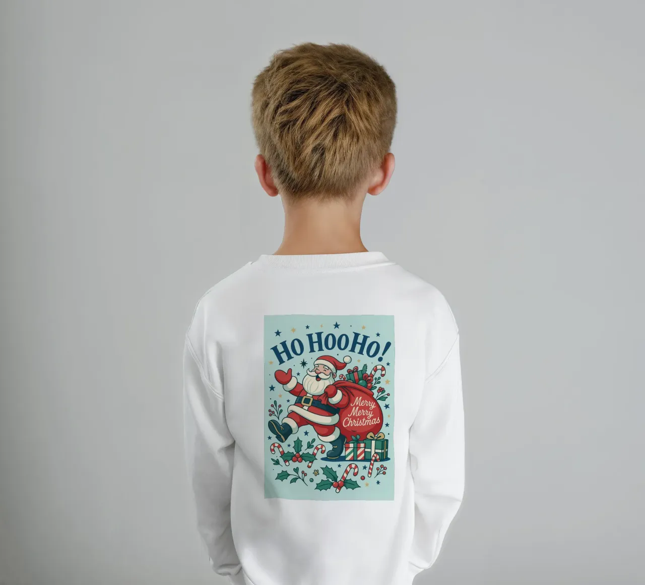 Babbo Natale dipinto felpa bambino da Raffasya Shop
