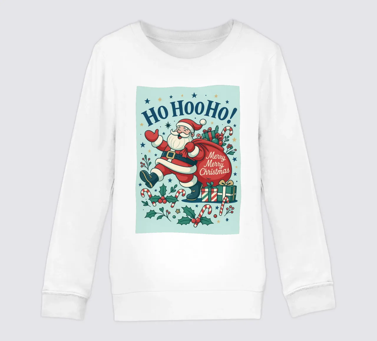 Babbo Natale dipinto felpa bambino da Raffasya Shop