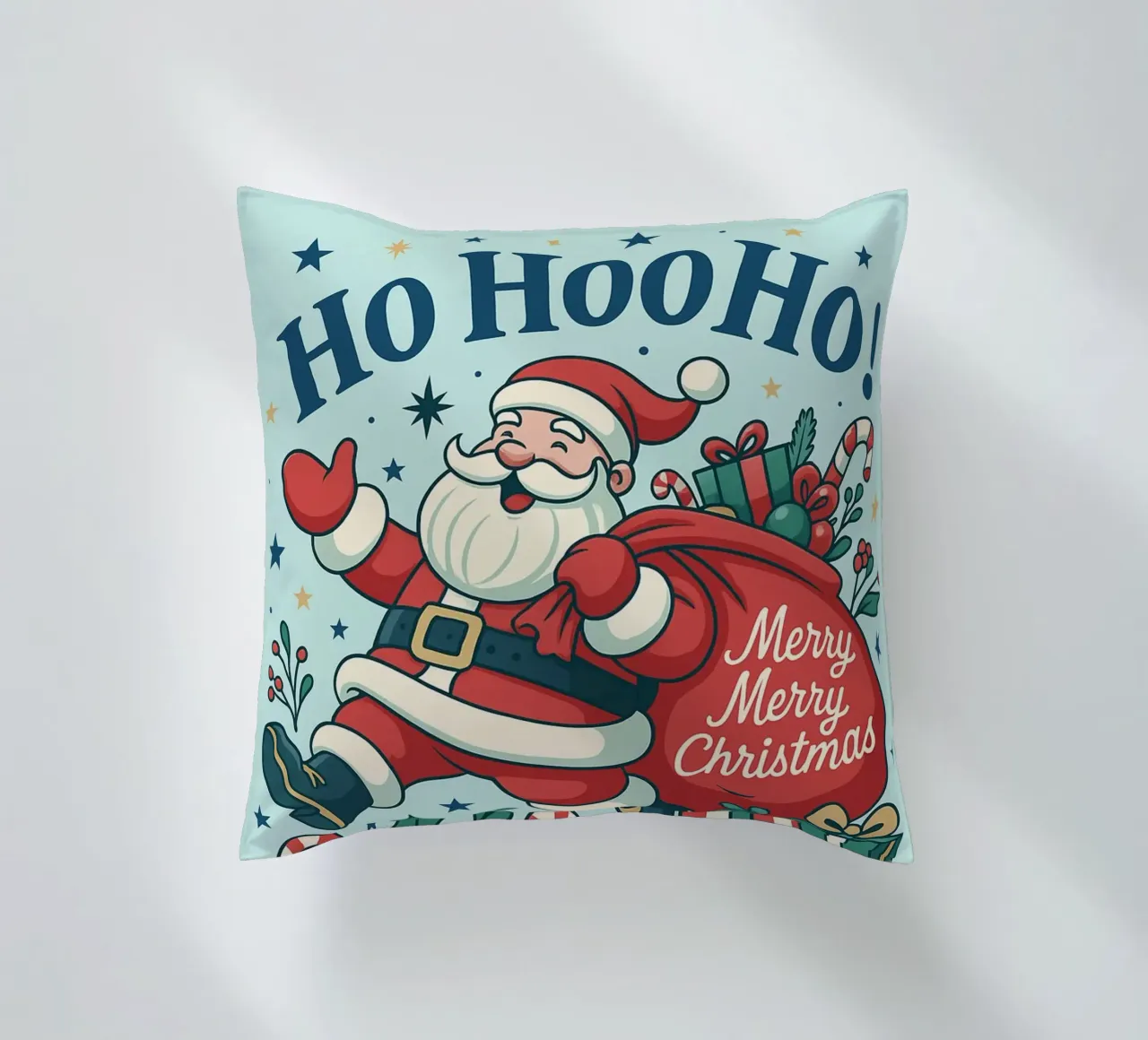 Babbo Natale dipinto cuscino da Raffasya Shop