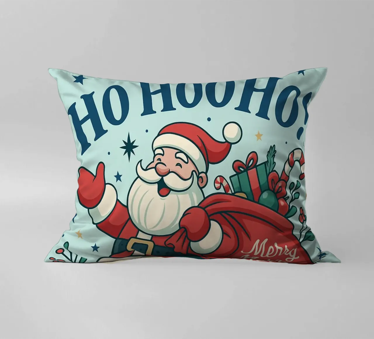 Babbo Natale dipinto cuscino da Raffasya Shop