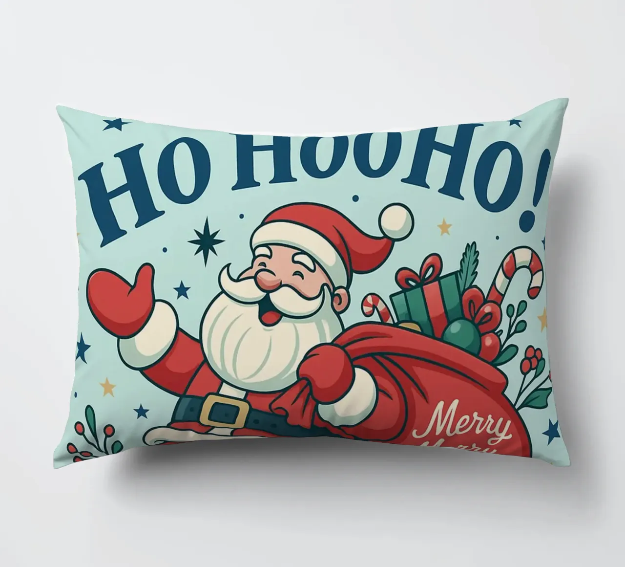 Babbo Natale dipinto cuscino da Raffasya Shop