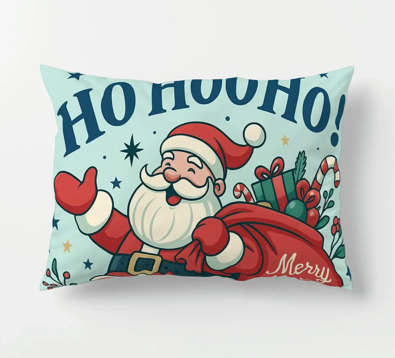 Babbo Natale dipinto cuscino da Raffasya Shop