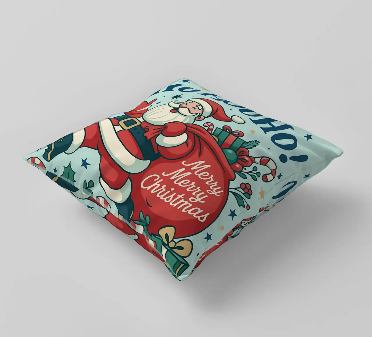 Babbo Natale dipinto cuscino da Raffasya Shop