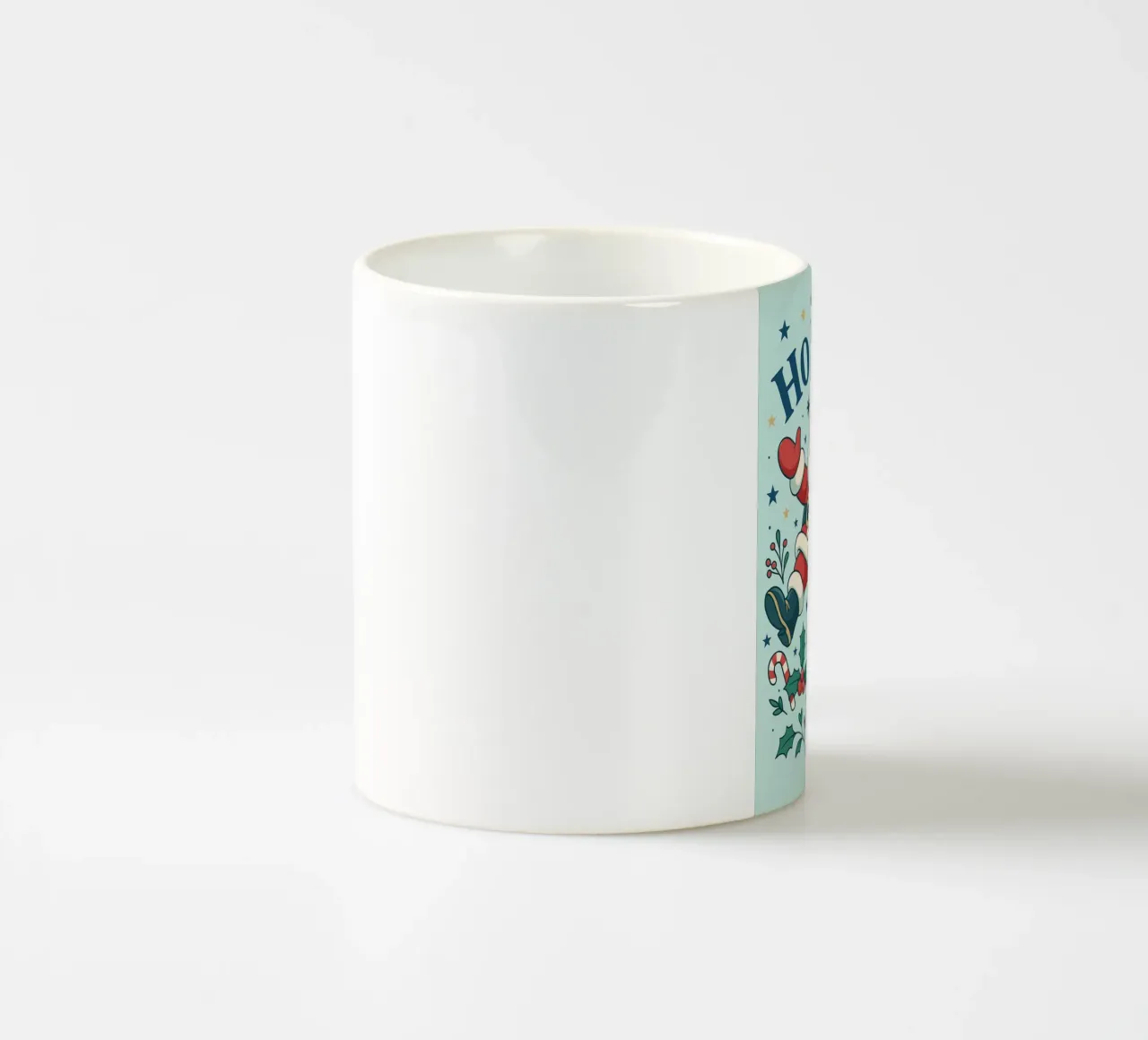 Babbo Natale dipinto tazza in ceramica da Raffasya Shop