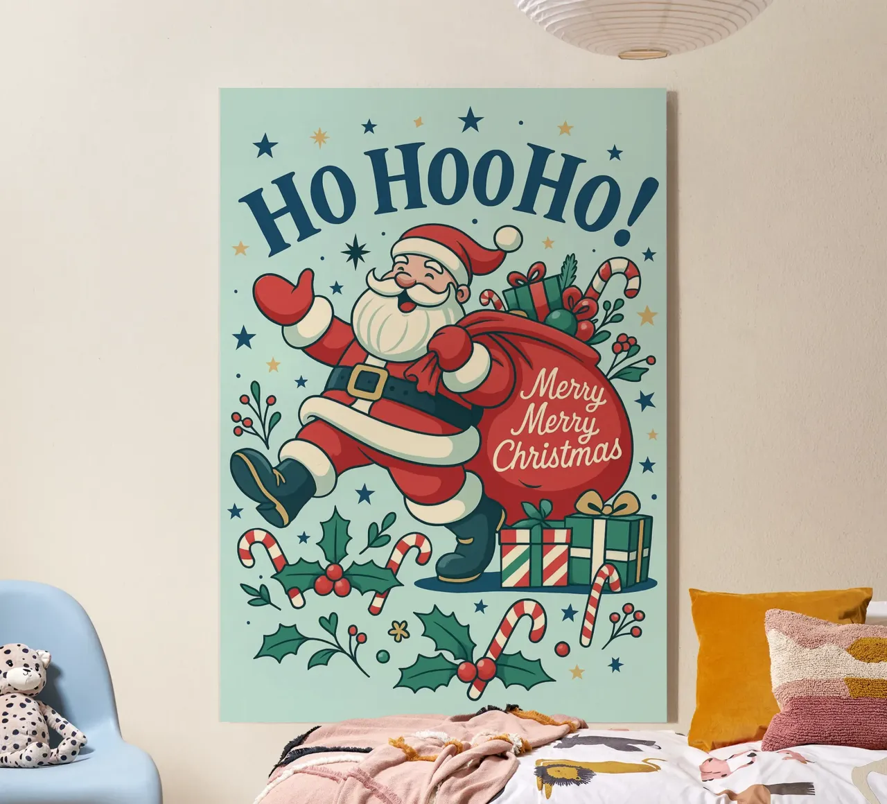 Babbo Natale dipinto plexiglass da Raffasya Shop