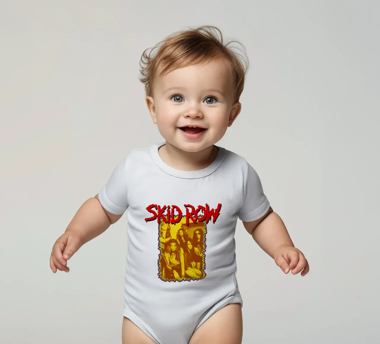 SKid Row - Slave To The Grind babyrompertje korte mouwen van igoshartwrks