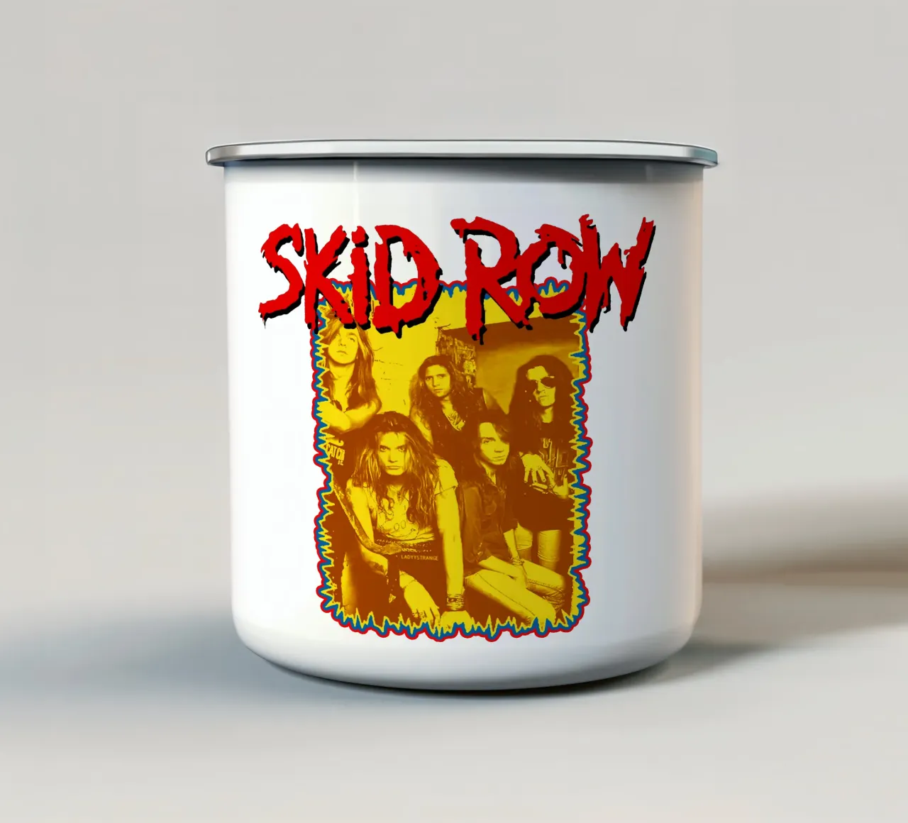 SKid Row - Slave To The Grind (Schiavo del lavoro) tazza in smalto da igoshartwrks
