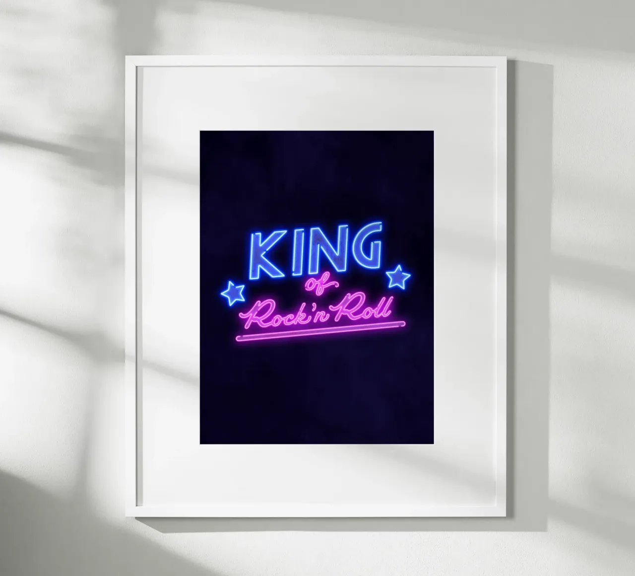 Lettere al neon in rosa e blu. Un po' di rock'n roll. carta hahnemühle da CalliLetters