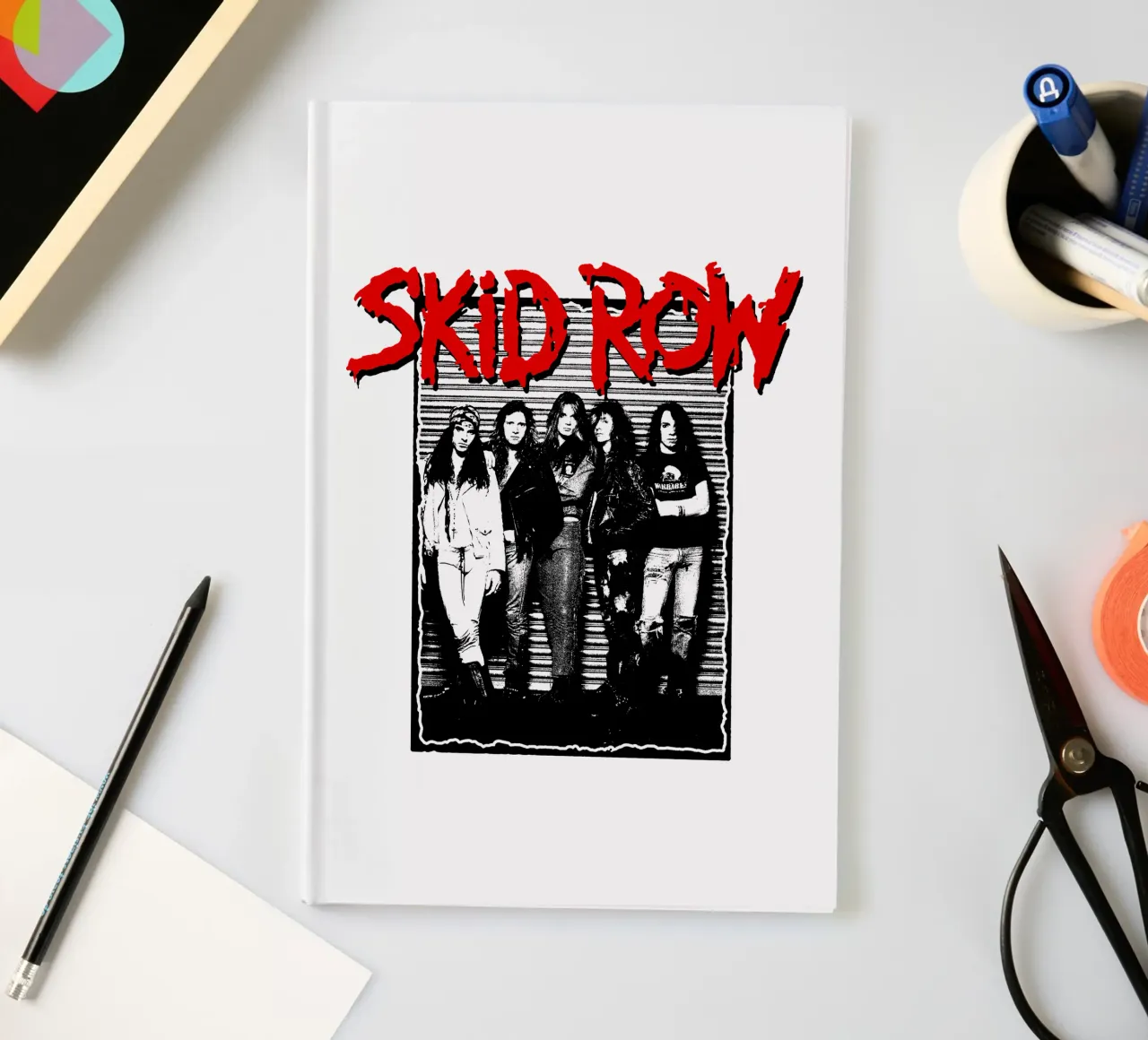 Skid Row Band - The Gangs All Here notebook by igoshartwrks