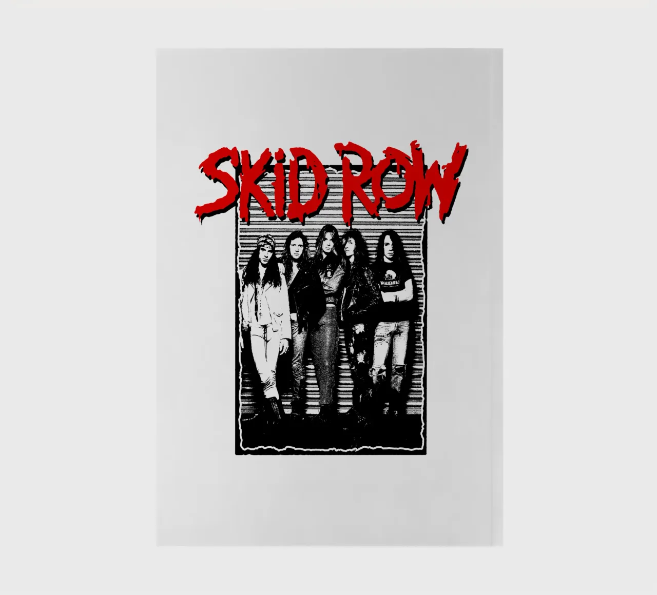 Skid Row Band - The Gangs All Here notebook by igoshartwrks