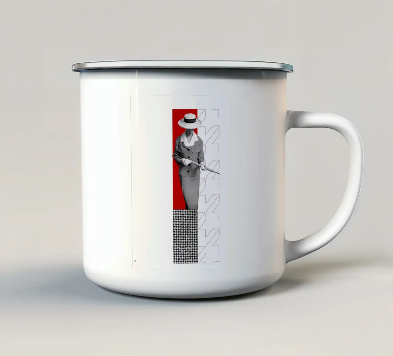 Fashion and Geometry 5 tazza in smalto da DesmondBates