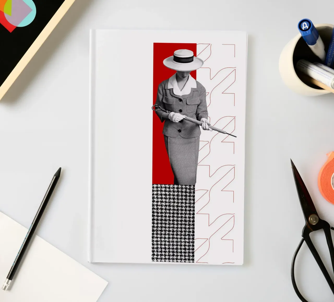 Fashion and Geometry 5 notebook by DesmondBates